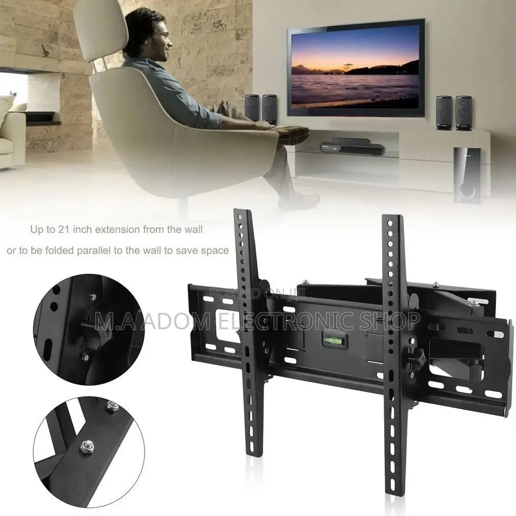 Wall-mounted TV Stand TH-119B, 32 "-65", 2 Arms, Adjustable