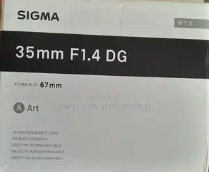 Sigma 35mm F1.4 Dg Art Lens