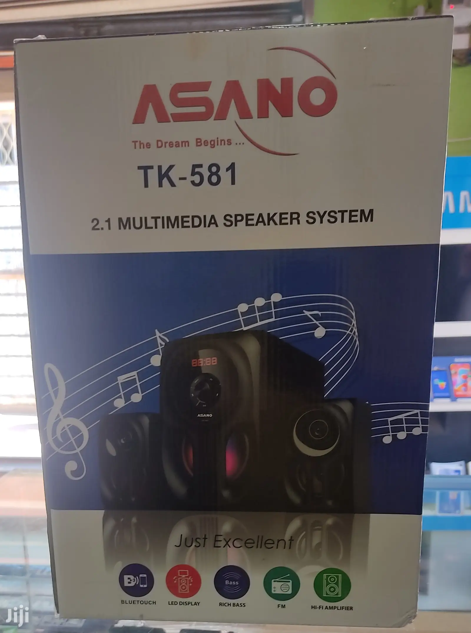 Asano TK 581 Bluetooth 2.1 Channel Sub Woofer System
