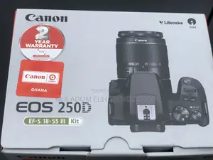 CANON EOS 250D DSLR Camera With Ef-s 18-55 Mm F/3.5-5.6 Iii