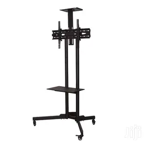 Rolling Mobile TV Stand With Mount For 32 To 70” LCD LED Pla