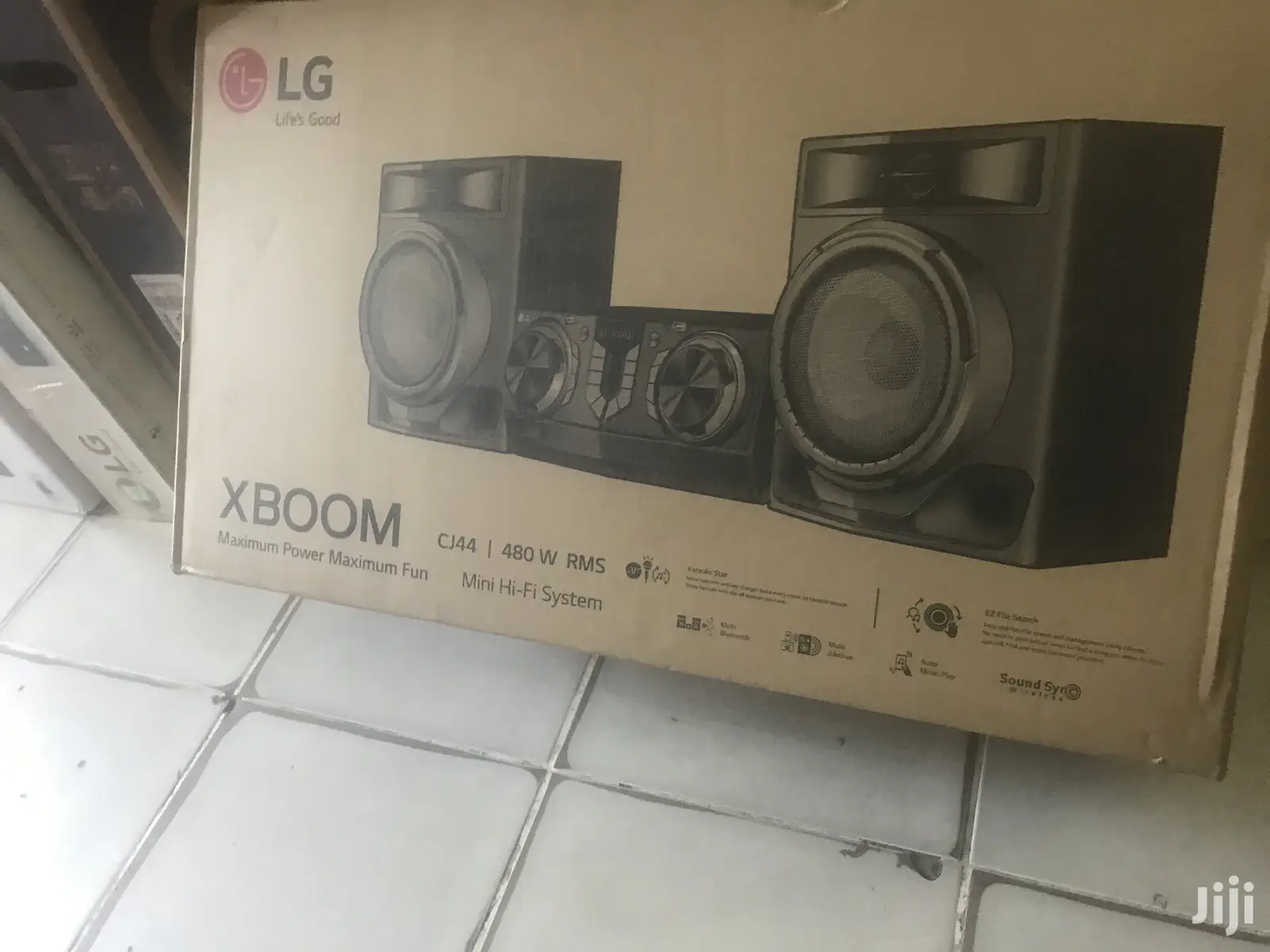 Bluetooth Lg Cj44 Hi-Fi Audiosystem X Boom Cj44 With 480w