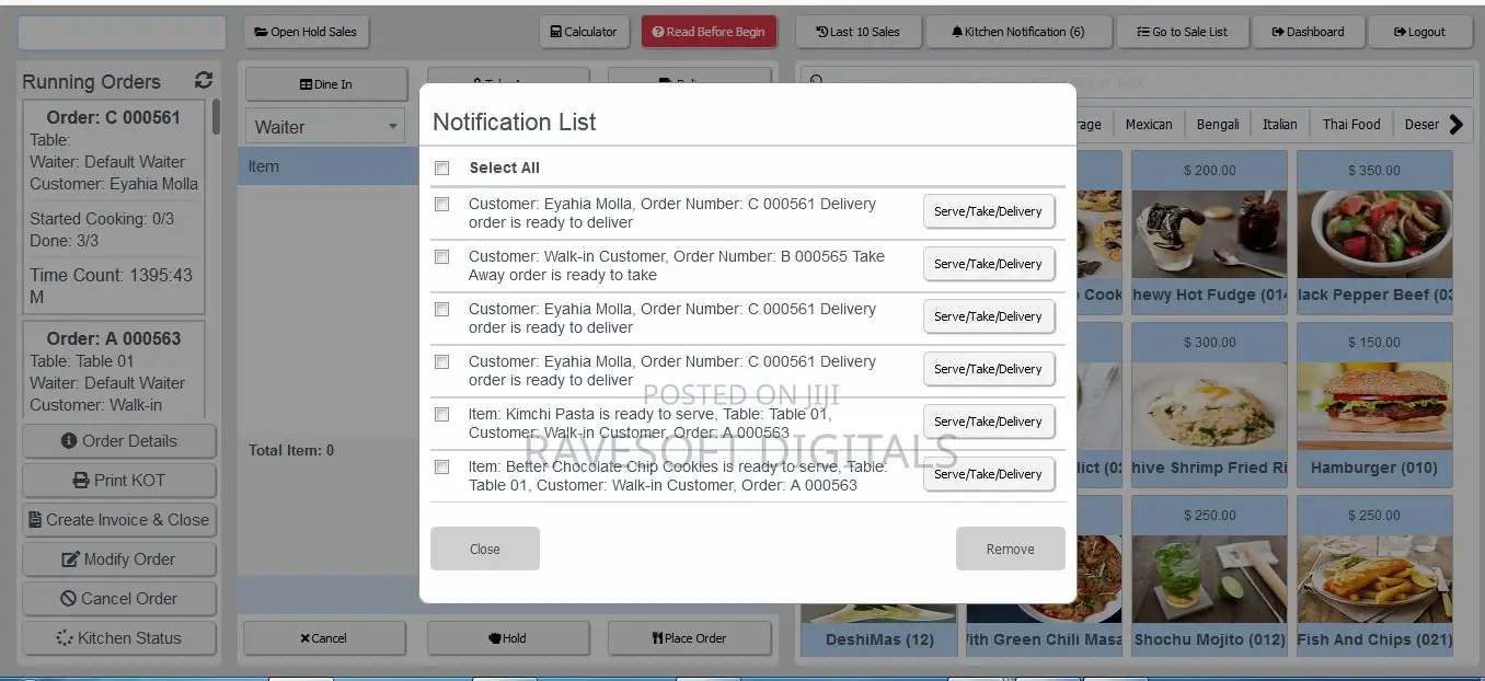 Restaurant Management Software