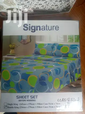Bed Sheet (Double/King Size)