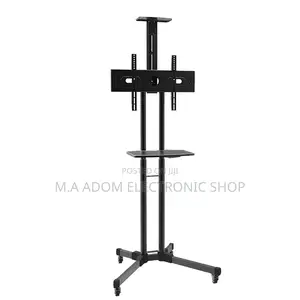 Adjustable Mobile Tv Stand Cart Mount Exhibition Display For