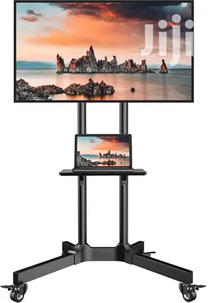 Universal Rolling TV Cart Fits Most 32” – 70” LED LCD
