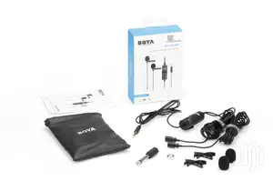 BOYA BY-M1DM Dual Omni-directional Lavalier Mic