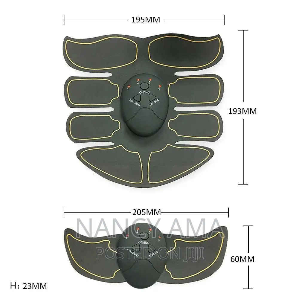 6packs EMS Abdominal Muscle Stimulator