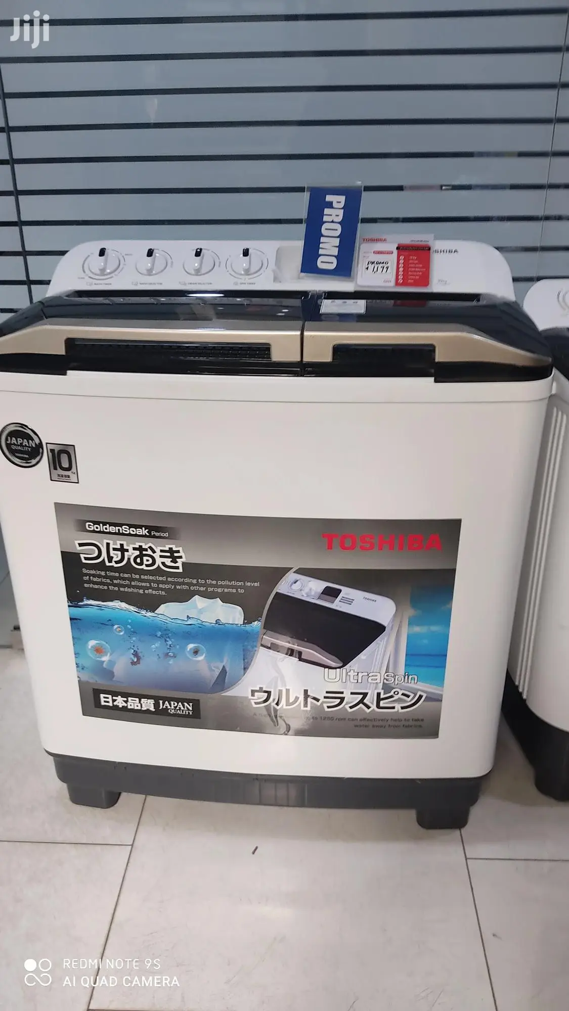 Toshiba 10kg Twin Tub Washing Machine