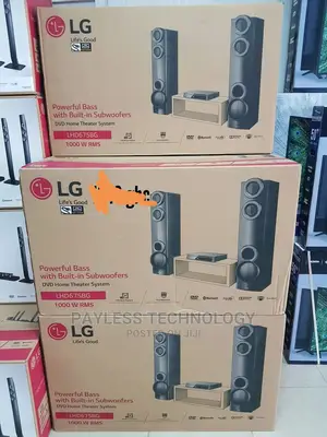 LG 1000W Powerful Bass With in Built Sub-Woofer Home Theater