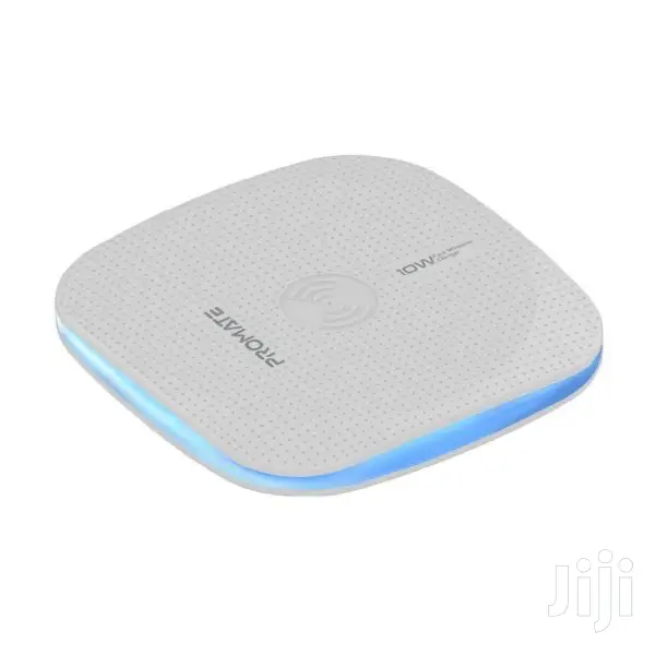 Promate Aurapad-4 10W Wireless Charging Pad(White)
