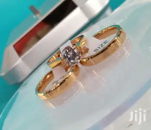 Quality Non Fading Titanium/Tungsten Gold Plated Rings