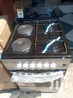Electric+Gas Cooker With Grill