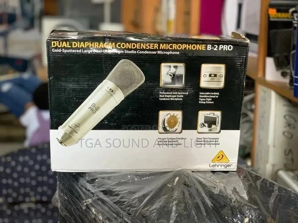 Behringer B-2 Gold-sputtered Large Diaphragm Microphone