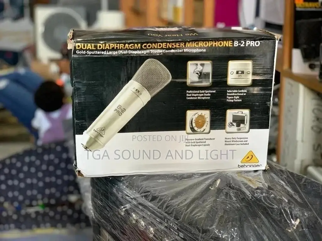 Behringer B-2 Gold-sputtered Large Diaphragm Microphone