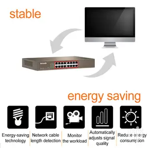 Tp Link Tef1016d 16 Port Fast Enternet Network Switch
