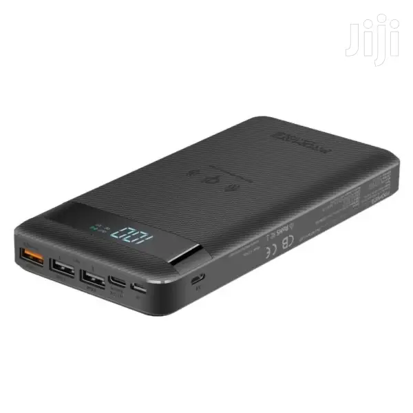 Promate Auratank-20 Fast Wireless Power Bank With USB+ QC3.0