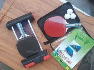 Original Set of Table Tennis Net, Bat and Balls