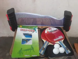 Original Set of Table Tennis Net, Bat and Balls