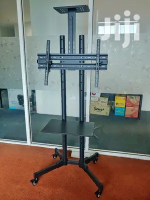 TV Stand Mobile Cart Mount Wheels LED Flat Screen 32- 70"