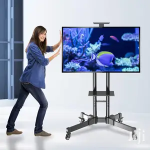 TV Cart Floor Stand Mount Home Display Trolley 32"-65"