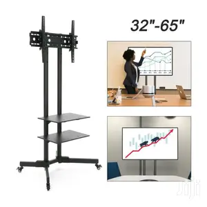 Brand New Free Standing Tv Wall Bracket 32”-70”(Black Color)