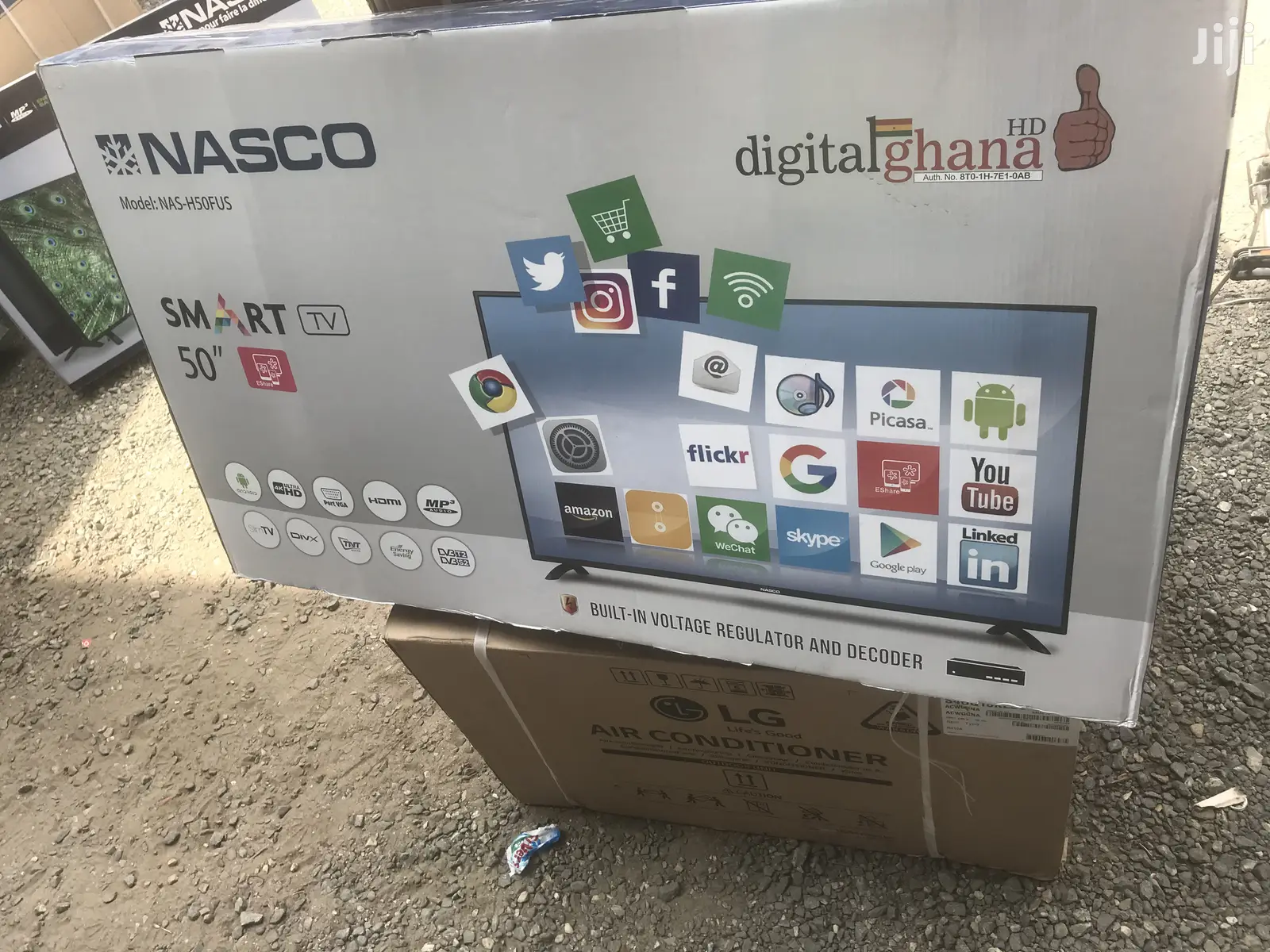 Stream Videos With Nasco 50′′ FHD Smart Satellite TV
