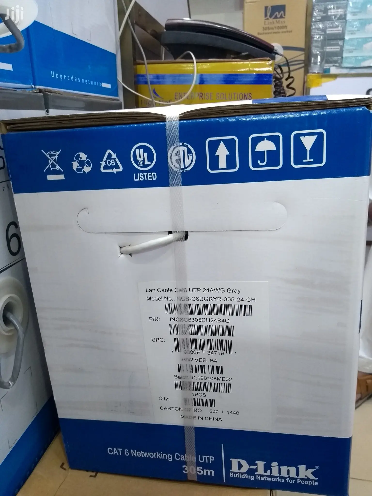 D-Link Cat 6 UTP Networking Cable 305M Roll