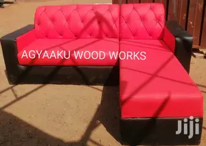 Agyaaku Wood Works Beautiful L Style Sofa