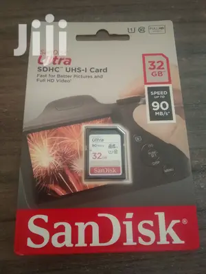 32GB SD Card for Camera